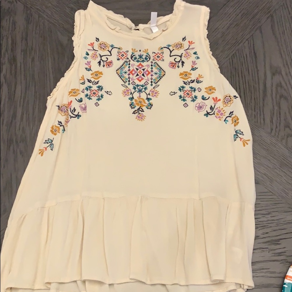 Floral tank top